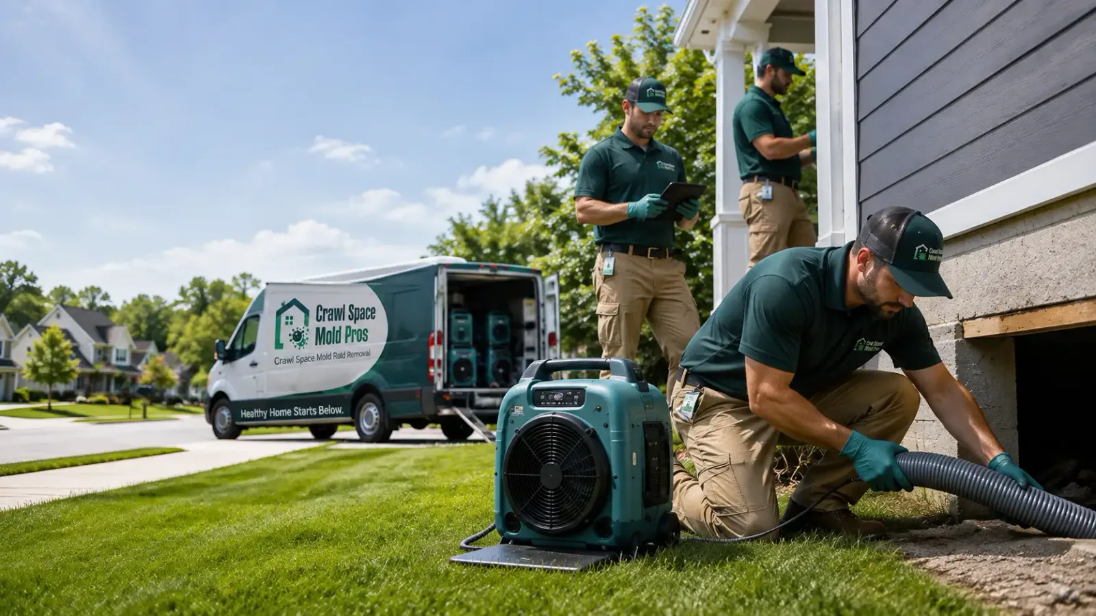 Crawl Space Mold Removal in Boiling Springs, PA